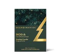 Skandinavisk SKOG Gold Edition Bougie parfumée Senteur aiguilles de pin et pommes de pin, jus de bouleau et muguet, 200 g.