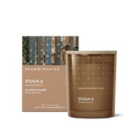 Skandinavisk STUGA « Cabin » Bougie parfumée Notes de parfum : écorce de bouleau et mousse des bois, noix de muscade et encens, formule végétalienne, 200 g