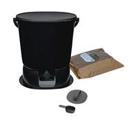 Skaza Bokashi Essential Composteur de Cuisine 15,3 L, Noir