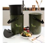 Skaza Bokashi Organico 2 Bac A Compost Vert23.3x32.5cm-bac 9.6l-2kg Brain Or G