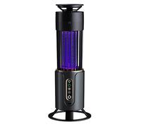 Skeeterzis Piège À Moustiques Électrique Lampe Tue-moustiques - Rechargeable par USB - Répulsif À 360° (Grau)
