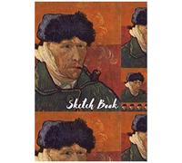 Sketchbook: Van Gogh Sketchbook For Art Lovers, Softcover 7x10 Inches Motivational & Inspirational Sketch Pad For Drawing, Writing Or Sketching For Creative Artists 100 Pages - Quote On The Back Cover