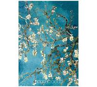Sketchbook: Van Gogh Sketchbook For Art Lovers, Softcover 7x10 Inches Motivational & Inspirational Sketch Pad For Drawing, Writing Or Sketching For Creative Artists 100 Pages - Quote On The Back Cover