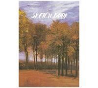 Sketchbook: Van Gogh Sketchbook For Art Lovers, Softcover 7x10 Inches Motivational & Inspirational Sketch Pad For Drawing, Writing Or Sketching For Creative Artists 100 Pages - Quote On The Back Cover