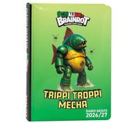 Skifidol Italian Brainrot Agenda scolaire 2026-2027, 12 mois, couverture rembourrée, 320 pages imprimées en couleur et graphiques Skifidol, format standard 13 x 17,8 cm