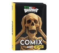 SKIFIDOL Italian Brainrot Agenda scolaire 2026-2027, superagenda daté 13 mois, couverture brillante rembourrée et 464 pages, cartes à collectionner incluses, format standard 13 x 17,8 cm