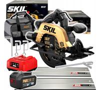 Skil 20V 3575 DB 184 mm Scie circulaire sans fil + guide (1 batterie 4,0 Ah)