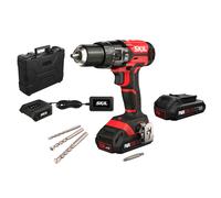 Perceuse à percussion 20V (2X2.0 Ah) + valise - SKIL CD1E3018HF