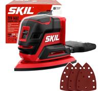 SKIL 3715CA Akku-Multischleifer (für Ecken/Kanten,Einhandbedienung,ergonomisch)