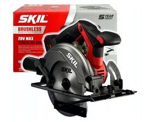 SKIL 5830AA Handkreissäge (1400 W, bis 66 mm tiefe Schnitte, für Bretter/Latten)