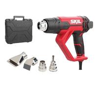 SKIL Pistolet à air chaud BLACK 2000W – Température réglable, flux d'air puissant – Kit avec maletín