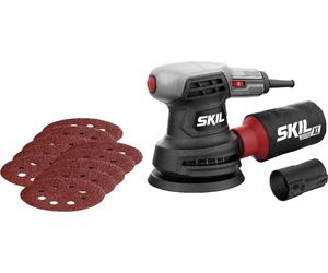 SKIL Ponceuse excentrique 280 W 125 mm avec sac à poussière XL et 10 disques 7422 AA
