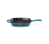 Skillet carré - 26 cm - Fonte émaillée - Deep Teal - Le Creuset