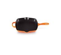 Le Creuset - Skillet gril carré Signature - Fonte émaillée 26 x 26 cm - Volcanique