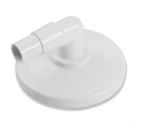 Skimmer Adaptateur coudé à 90° pour Hayward SP11071 - Raccord de tuyau de nettoyeur de piscine pour piscines terrestres en plastique blanc 20 cm