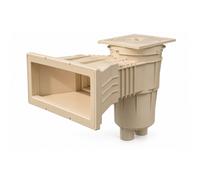 Skimmer AstralPool Prestige 17,5 L grande meurtrière - Béton/LinerSable - Vis Vis Parker
