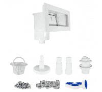 Skimmer bouche large avec buse de refoulement- Piscine bois Ubbink