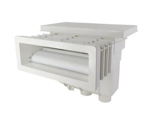 Skimmer complet Unik ABS blanc - Parker - Liner - AstralPool - Pièce à sceller
