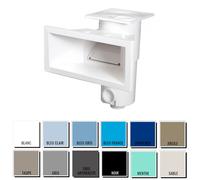 Skimmer grande meurtrière Aquareva + rallonge - piscine béton/liner - Gris