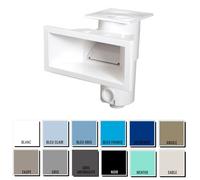 Skimmer grande meurtrière Aquareva + rallonge - piscine béton/liner - Noir