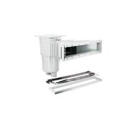 Skimmer Hayward pour piscine béton, liner, coque - Grande meurtrière - Effet miroir