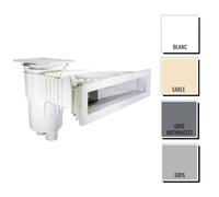 Skimmer ''miroir '' Norm XXL Astral - piscine béton/liner - Gris