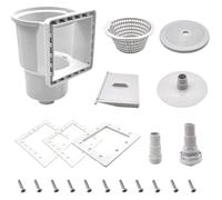 Skimmer Piscine Hors Sol 6 Pouces pour Piscine Murale Compatible Ouverture Standard Remplace SP1091LX Avec Accessoires