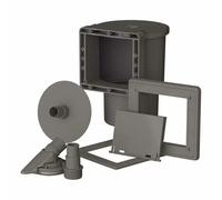 Skimmer pour piscine acier Gre - AR100G - Gris