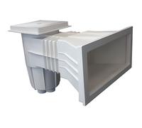 Skimmer pour piscine - ASTRAL - Modèle universel - Compatible liner et béton - Blanc - 4,9 kg