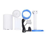Skimmer suspendu pour piscine avec pompe 1700 l/h, plastique 16 cm, adaptateur inclus, nettoyage piscine hors sol, flotteur doseur chlorinateur, entretien de l'eau pour piscine et pataugeoire
