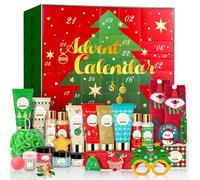 Skincare Calendrier de l'Avent 2026 pour femme, soin corporel de 24 jours avec lotion, gel douche, gommage et sel de bain, coffret cadeau pour petite amie, épouse, maman et adolescente