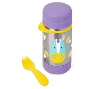 Skip Hop Boite Repas Isotherme pour Enfant Licorne 325 ml - Acier Inoxidable, Sans BPA & Sans Phtalate - Avec Cuillère-Fourchette en Silicone - Récipient à Repas pour 3 ans et plus - Zoo Collection