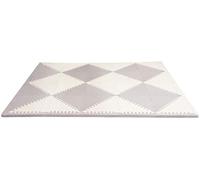 Skip Hop Playspot Geo Foam Floor Tiles, Grey/Cream