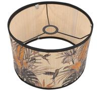 SKISUNO Abat-jour Suspendu en Bambou, Diamètre Intérieur 4cm, E27 | Lampe Pendante, Montage Inférieur Requis, Lumière Douce, Usage Chambre et Maison, Métal