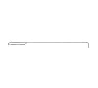 SKISUNO Crochet Robuste en Acier Inoxydable Argenté pour Panier de Skimmer de Piscine, Antidérapant, Dimensions 51,5x4,5x0,6 Cm, Nettoyage de Piscine