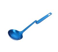 SKISUNO Cuillère à Passoire en Acier Inoxydable pour Restaurant Manche Long, Cuillère Perforée Pratique Anti-débordement Cuisine Professionnelle