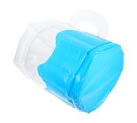 SKISUNO Glacière Gonflable Forme de Bière Portable en PVC Bleu, Refroidisseur Flottant Polyvalent pour Boissons, pour Aventures en Plein Air et Fêtes la Plage