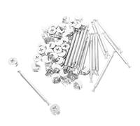 SKISUNO Kit de Connexion pour Meubles Fixations à Came en Alliage de Zinc et Fer, 20 Sets, Charge Résistante et Léger, pour Armoires et Mobilier de Bureau