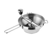 SKISUNO Moulin à Aliments pour Purée et Fabrication de Confiture Manuel en Acier Inoxydable 3 Disques de Broyage Facile à Installer et Solide