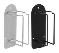 SKISUNO Organisateur Mural en Acier Inoxydable Noir et Argenté Gain de Place pour Support Tondeuse à Cheveux pour Accessoires de Coiffure