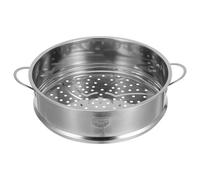 SKISUNO Panier Vapeur en Acier Inoxydable Argenté pour Cuisson Vapeur de Poulet et Buns, Usage Multifonction pour Familles Cuisine