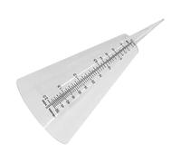 SKISUNO Pluviomètre Extérieur Jardin Original en Plastique Conique, Réutilisable Échelle Marquée pour Mesures Pluviométriques Précises en Extérieur
