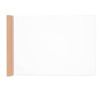 SKISUNO Porte Affiche A4 Support Léger et Portable Base en Bois en Acrylique Transparent pour Panneau D'affichage des Prix des Fruits et Tableau des Prix des Supermarchés en Magasin