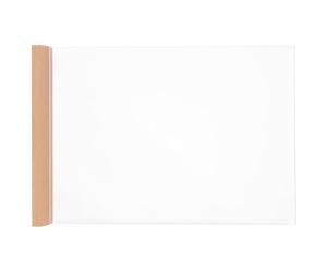 SKISUNO Porte Affiche A4 Support Léger et Portable Base en Bois en Acrylique Transparent pour Panneau D'affichage des Prix des Fruits et Tableau des Prix des Supermarchés en Magasin