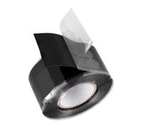 SKISUNO Ruban D'étanchéité et Tuyaux D'eau de Fils Électriques en Usage Automobile en Silicone Auto-amalgamant Noir, Résistant Haute Température, pour Réparation Rapide