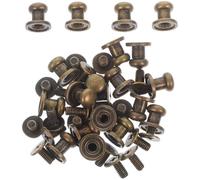 SKISUNO Sets de Mini Poignées en Alliage de Zinc Vintage Lot de 20 avec Vis, Faciles à Installer et Résistantes à L'usure Style Antique Classique pour Boîtes à Bijoux et Tiroirs