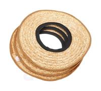 SKISUNO Visière de Remplacement pour Casque de Chantier en Paille, Pare-Soleil pour Casque de Sécurité avec Large Bord, Travailleurs en Extérieur, Lot de 3 Pièces Couleur Aléatoire