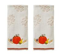 SKL HOME by Saturday Knight Ltd. Ensemble de Serviettes de Toilette Traditionnelles Citrouille, Brun Clair