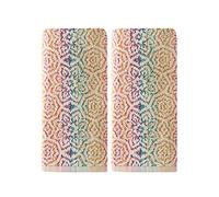 SKL Home by Saturday Knight Ltd. Rhapsody Lot de 2 essuie-Mains Multicolore