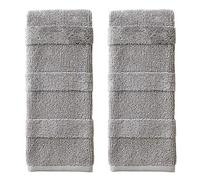SKL Home by Saturday Knight Ltd. V1359010835203 Ensemble d'essuie-Mains Efrie, 33 x 14 cm, Gris